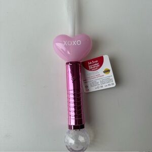 Light Up Fiber Optic Heart Wand Pink XOXO Valentine's Day Toy Glow Stick Disco